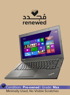 تم تجديده - كمبيوتر محمول Thinkpad T440 (2013) بشاشة مقاس 14 بوصة ومعالج Intel Core i5/الجيل الرابع/ذاكرة وصول عشوائي 8 جيجابايت/محرك أقراص SSD سعة 256 جيجابايت/بطاقة رسومات Intel HD 4400 - v1689065219/N53419296A_1