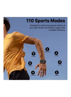 PROMATE 300 mAh Smart Watch, Sporty Bt 3.0 + Ble 5.2 Fitness Tracker With 1.96” Always-On Amoled Display, 10 Day Battery Life, 100+ Sports Modes And Ip68 Water Resistance For Iphone 14,15 Galaxy S23, Prowatch-Am19 Black  - Image 4