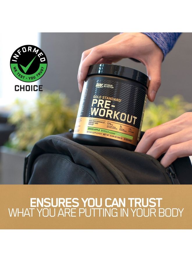 Optimum Nutrition - Gold Standard Pre-Workout Green Apple - Image 1