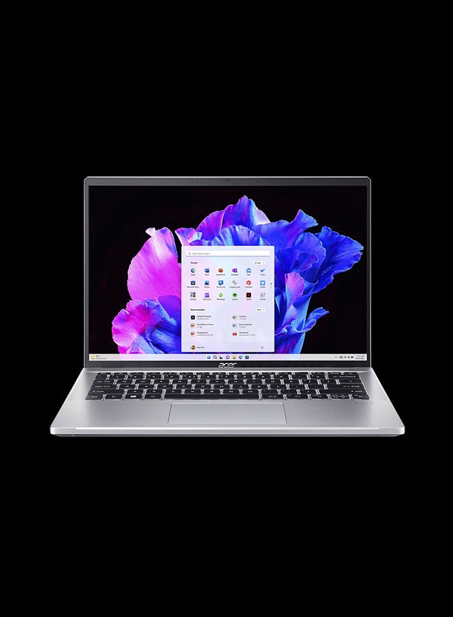 Acer - Swift Go SFG14 Ultra-Thin Notebook With 14-Inch Display, Core i7-1355U Processor/16GB LPDDR5 RAM/1TB SSD Storage/Intel Iris XE Graphics/Windows 11 Home English/Arabic Pure Silver - Image 1