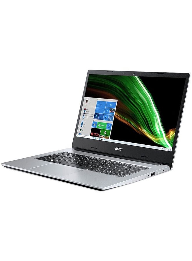 Acer - Aspire 1 A114 Notebook With 14-Inch Display, Celeron N4500 Processor/4GB RAM/128GB eMMC Storage/Intel UHD Graphics/Windows 11 Home + Microsoft Office 365 for 1 Year Preloaded English/Arabic Pure Silver - Image 1