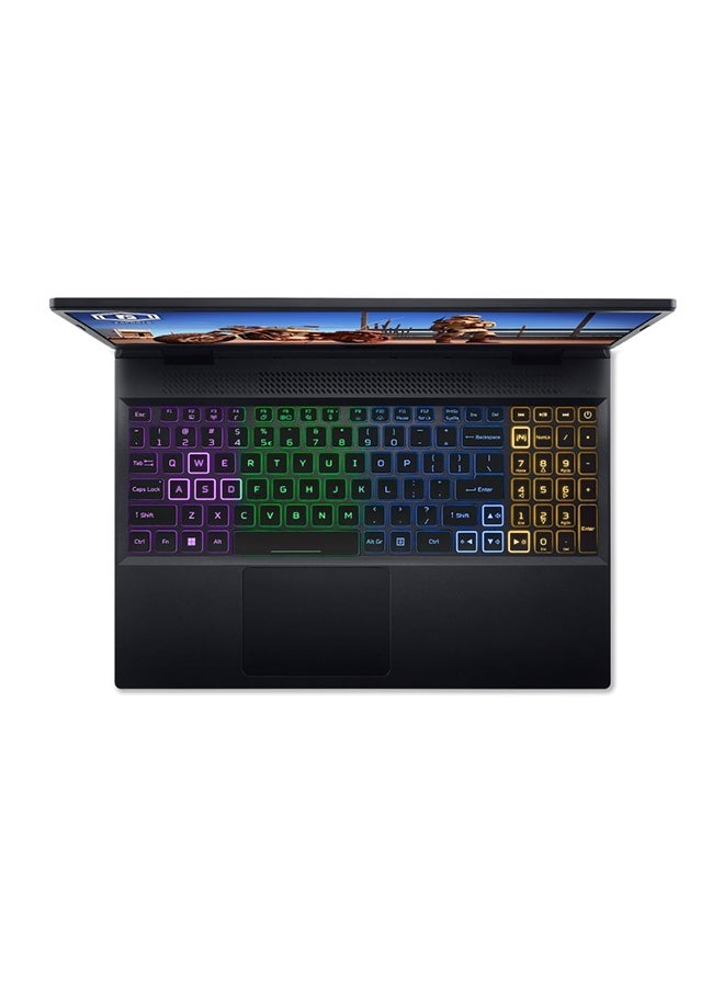 Nitro 5 AN515 Gaming Notebook With 15.6-Inch Display, Core i7-12650H Processor/16GB DDR4 RAM/512GB SSD/4GB NVIDIA GeForce RTX 3050 Graphics/Windows 11 Home English/Arabic Obsidian Black