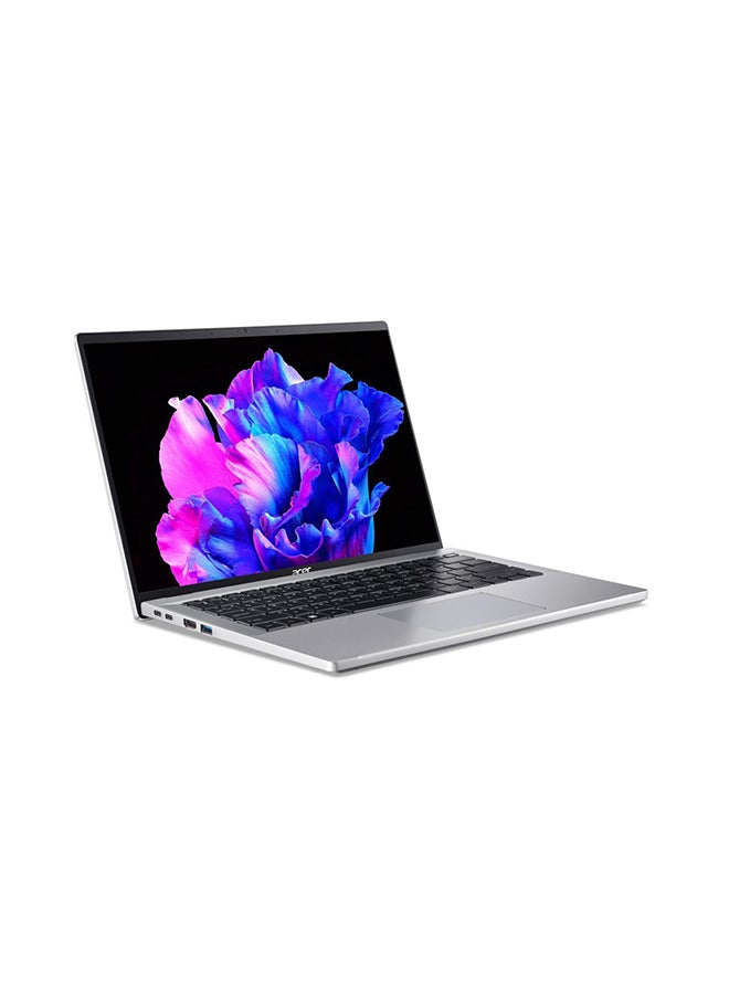 Acer - Swift Go SFG14 Ultra-Thin Notebook With 14-Inch Display, Core i5-1335U Processor/8GB LPDDR5 RAM/512GB SSD Storage/Intel Iris XE Graphics/Windows 11 Home English/Arabic Pure Silver - Image 1