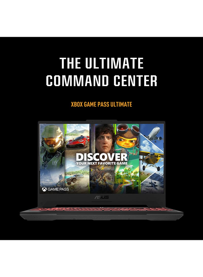 TUF Gaming A15 FA507NU-LP031W,Gaming (Upgraded Version) Laptop, AMD R7 7735HS 16GB 512GB SSD, NV RTX4050, 6GB Graphics ,WIN11 HOME, 15.6 inch FHD 1920X1080 144Hz, HD Webcam, Backlit-RGB English/Arabic Mecha Gray