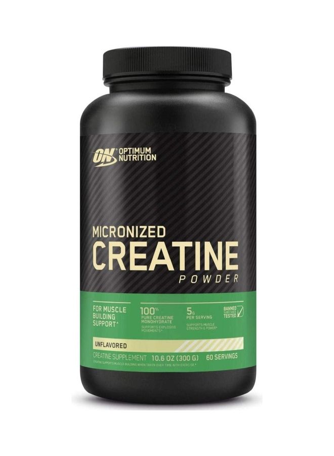 Optimum Nutrition - Micronized Creatine Monohydrate Powder 300g Unflavour - Image 1