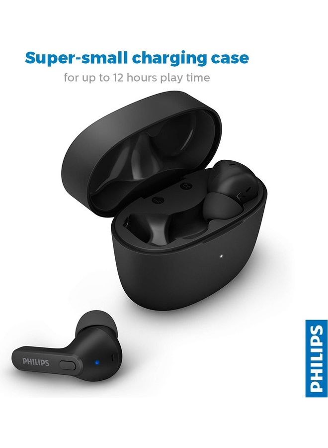 Philips True Wireless Headphones With Ipx4 Water Resistance And Super-Small Charging Case Black - Image 3