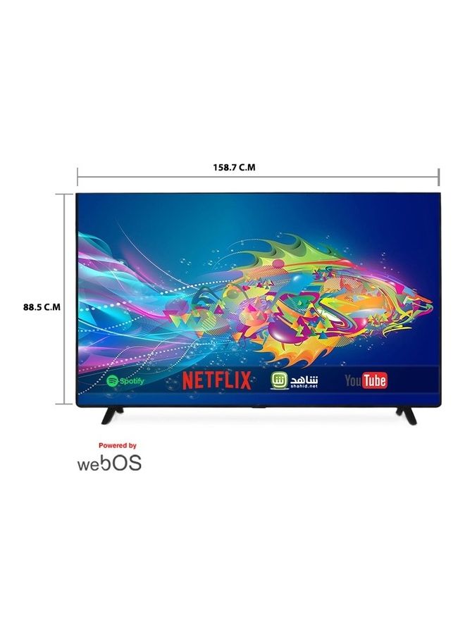 Dansat 65-Inch Ultra HD 4K Smart WebOS Television with Wallmount Black & Magic Remote DTD65UWS/ DTD65BU Black  - Image 2