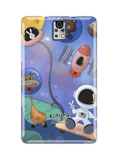 ATOUCH 8 Inch Smart Android Tablet For Kids Wi-Fi Bluetooth and Dual SIM Zoom and Homely Cindy Kids App Supported Early Education Picture Tablet with EVA Case Blue  - Image 3