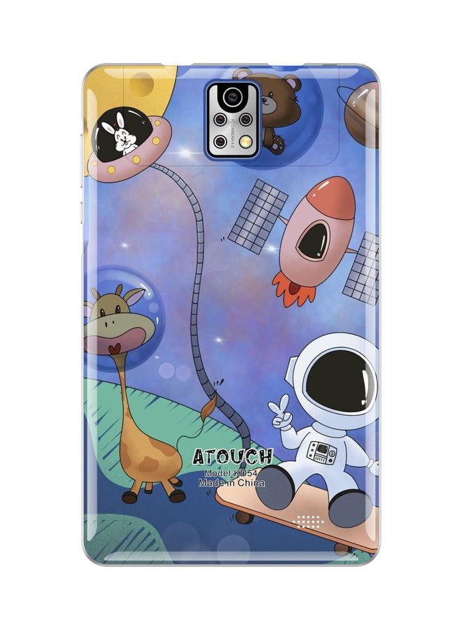 ATOUCH - 8 Inch Smart Android Tablet For Kids Wi-Fi Bluetooth and Dual SIM Zoom and Homely Cindy Kids App Supported Early Education Picture Tablet with EVA Case Blue - Image 1