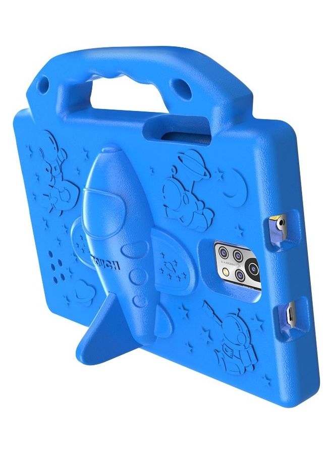 ATOUCH - 8 Inch Smart Android Tablet For Kids Wi-Fi Bluetooth and Dual SIM Zoom and Homely Cindy Kids App Supported Early Education Picture Tablet with EVA Case Blue - Image 1