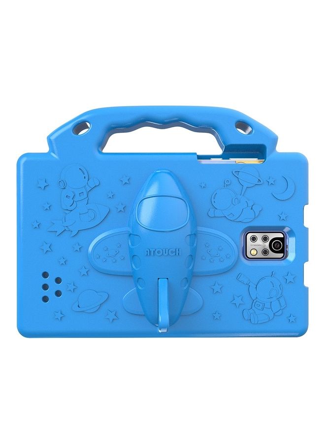 ATOUCH - 8 Inch Smart Android Tablet For Kids Wi-Fi Bluetooth and Dual SIM Zoom and Homely Cindy Kids App Supported Early Education Picture Tablet with EVA Case Blue - Image 1