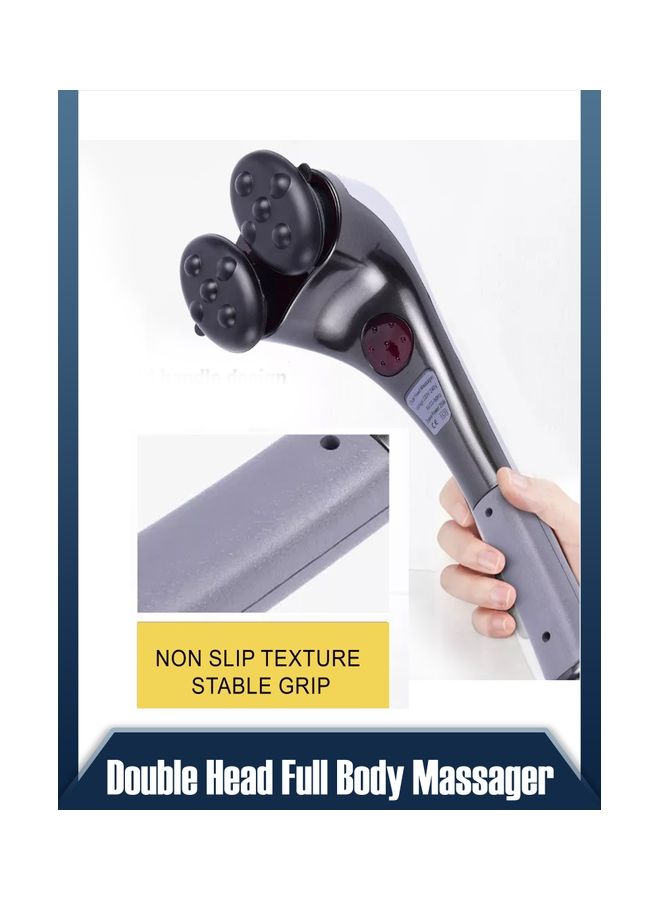 Toshionics Handheld Full Body Massage With Heating Vibration Infrared Deep Tissue Massage Dual Head For Neck Shoulder Back Arms Leg Foot Calf Muscle Relax Pain Hand Tension Relief Massager - Image 5