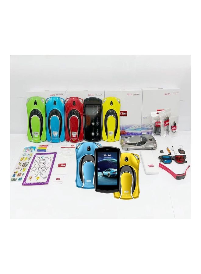 C idea - Car Shape Android Kids Tablet 7 Inch Smart Tab With 5G LTE Dual Sim WiFi Face Recognition Smart Tablet Pc - Image 1