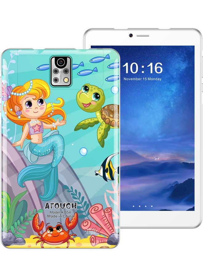 ATOUCH - 8 Inch Smart Android Tablet For Kids Wi-Fi Bluetooth Dual SIM Zoom And Homely Cindy App Supported Early Education Picture With EVA Case - Image 1