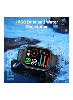 PROMATE 280 mAh Smart Watch, Premium Bluetooth 3.0 + Ble 5.2 Health Fitness Tracker With 2-Inch Tft Display, 7 Day Battery Life, 110+ Sports Modes And Ip68 Water Resistance For Iphone 14,15 Galaxy S23, Xwatch-Tf2 Black  - Image 5