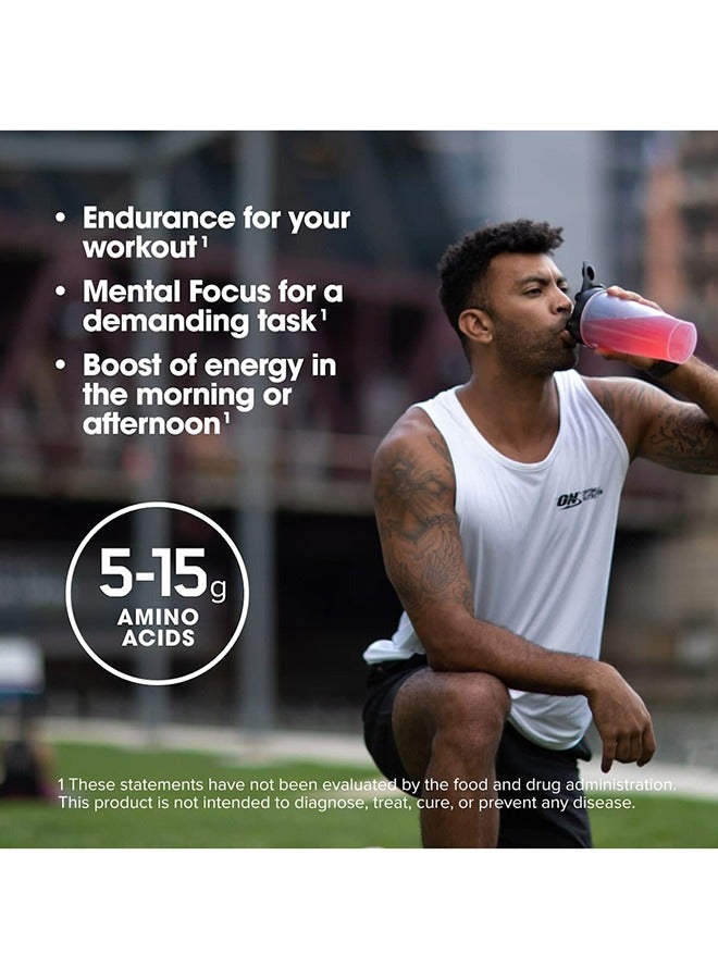 Optimum Nutrition - Amino Energy - Pre Workout With Green Tea, Bcaa, Amino Acids, Keto Friendly, Green Coffee Extract, 0 Grams of Sugar, Anytime Energy Powder - Watermelon, 270 G , 30 Servings - Image 1