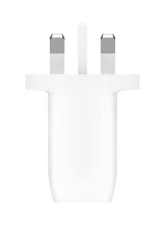 belkin BoostCharge Dual USB-C Plug with PPS 60W for Apple iPhone, iPad, Samsung Galaxy, Google Pixel - Compatible w/USB-C to Lightning Cable & USB-C to USB-C - White White  - Image 5
