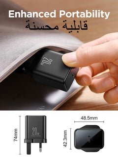 JOYROOM Flash Series PD 20W Single Port Fast Charger with QC 3.0 support. Wall charger plug travel adapter PD 20W fast charging power charger, compatible with Samsung AFC, Huawei SCP and other lower versions of iPhone - Etc Black  - Image 4