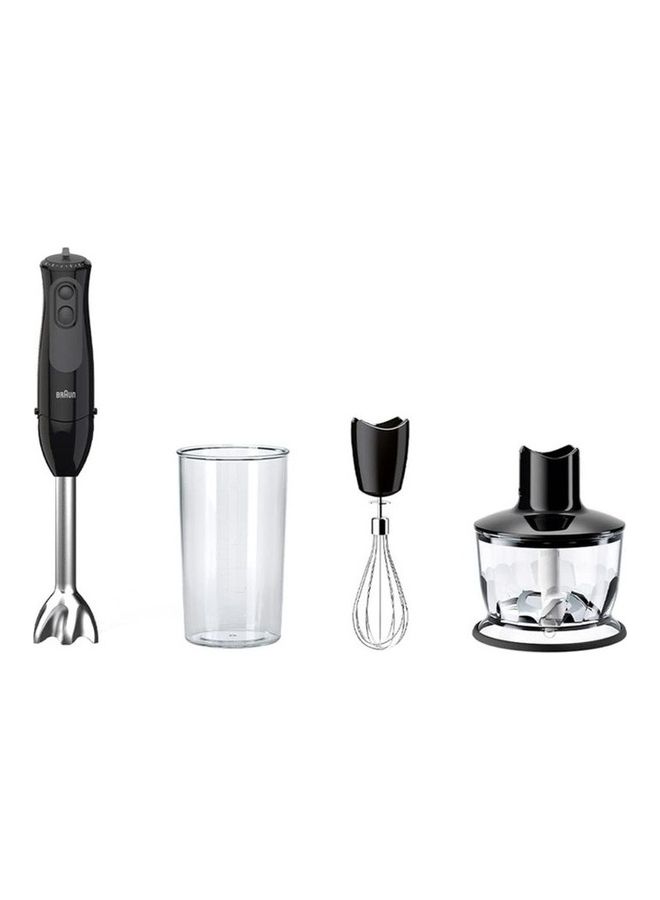 BRAUN - MultiQuick 3 Hand Blender MQ 3135 Sauce, With 11 Speeds, 500 ml Chopper, Whisk Accessory, BPA-free 600 ml Plastic Measuring Cup, MQ 3135 Black - Image 1