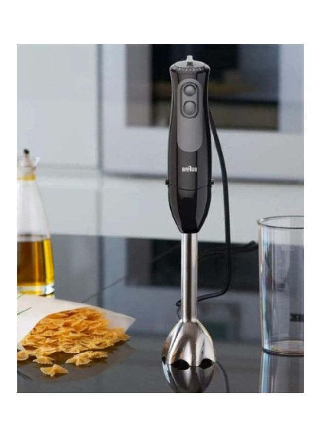 BRAUN - MultiQuick 3 Hand Blender MQ 3135 Sauce, With 11 Speeds, 500 ml Chopper, Whisk Accessory, BPA-free 600 ml Plastic Measuring Cup, MQ 3135 Black - Image 1