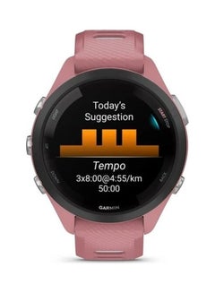 جارمين ساعة ذكية للجري Garmin Forerunner 265S GPS بإطار أسود مع حافظة وسوار من السيليكون  - Image 2