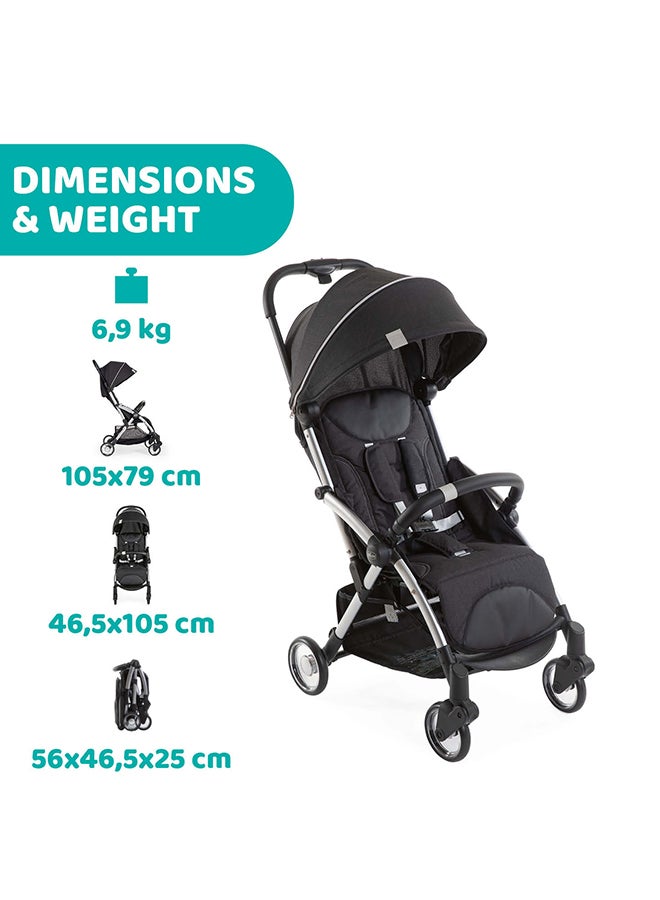 Chicco - Goody Plus Stroller 0M-4Y, Graphite - Image 1
