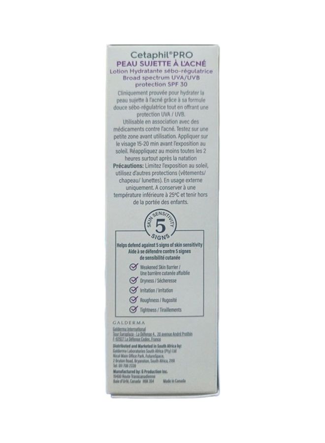 Pro Acne Prone Skin Moisturizing Lotion Spf 30 Oily, Sensitive Skin 120ml