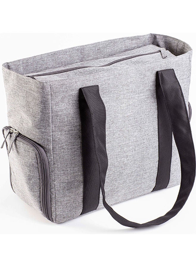 Breast Pump Carryall Tote Bag, Heather Gray For Web - v1689222854/N53419824A_2