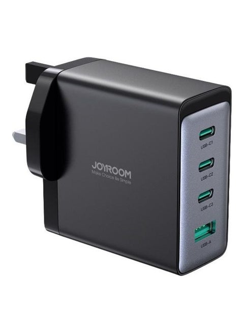 شاحن سريع ومجموعة كابلات PD 100W 4-Port GaN Type-C Plug QC 3.0 USB C محول كمبيوتر محمول متوافق مع ماك بوك برو / ، ديل إكس بي إس ، آيفون 14/15 ، آيباد برو ، جالاكسي إس 23 ، بيكسل 7 ، ستيم ديك / لينوفو / أسوس يحتوي على كابل بيانات C-C بقوة 100 واط