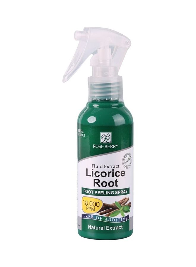 ROSE BERRY - Foot Peeling Spray Fluid Extract Licorice Root Clear 130ml - Image 1