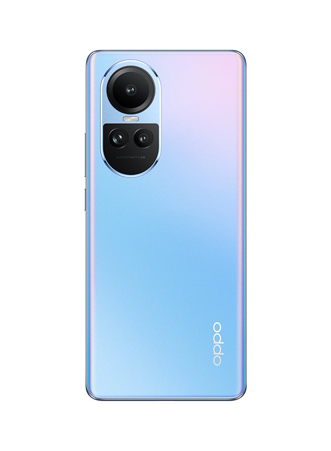 OPPO - Reno 10 5G Dual SIM Ice Blue 8GB RAM 256GB  with Gifts - Middle East Version - Image 1