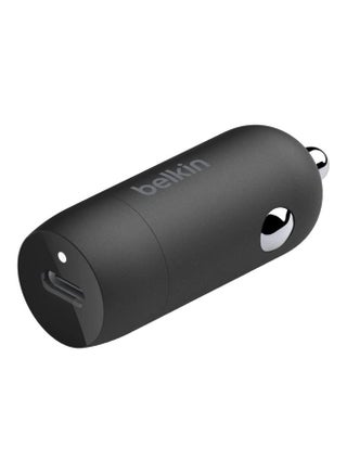 BOOST↑CHARGE 30W Fast Car Charger, Compact Design w/USB-C Power Delivery Port, Universal Compatibility for iPhone 14, Galaxy S23, Note Series, and More - Black Black - v1689235273/N53420019A_1