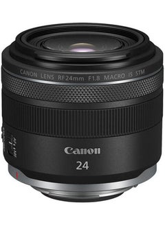 Canon Wide-Angle Prime Lens Rf24Mm F1.8 Macro Is Stm Black  - Image 1