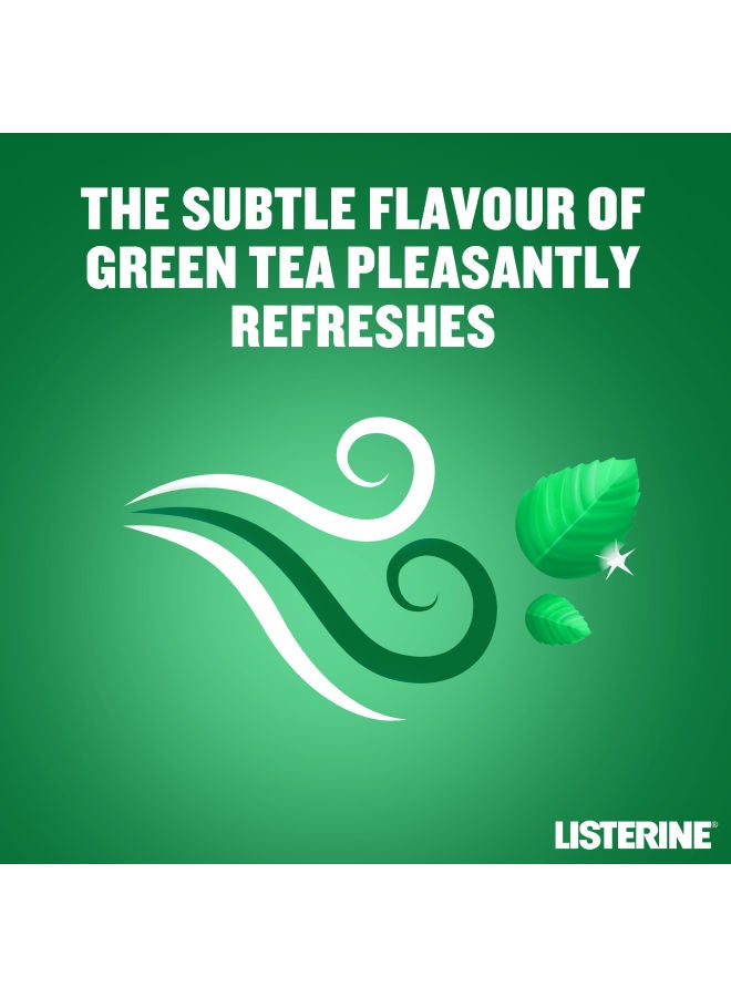 Listerine Green Tea Daily Mouthwash With Germ Killing Oral Care Milder Taste 250ml  - Image 3
