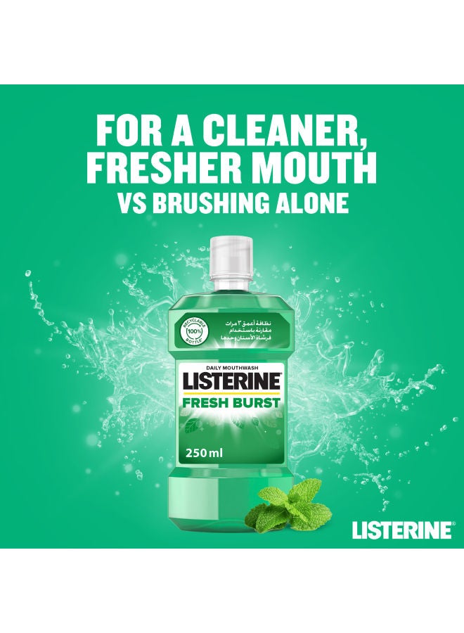 Listerine - Listerine Antiseptic Mouthwash - Fresh Burst 250ml - Image 1