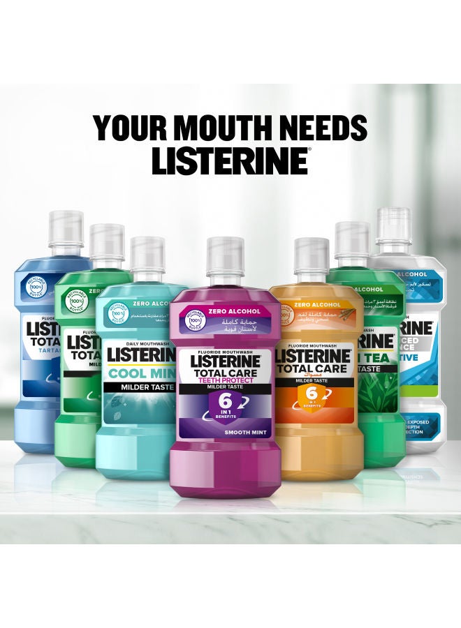 Listerine - Green Tea Daily Mouthwash With Germ Killing Oral Care Milder Taste 250ml - Image 1