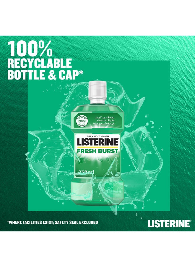 Listerine - Listerine Antiseptic Mouthwash - Fresh Burst 250ml - Image 1