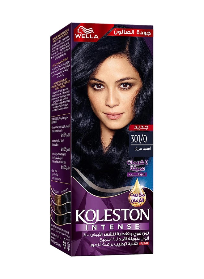 WELLA - Koleston Intense Hair Color Blue Black 301/0 - Image 1
