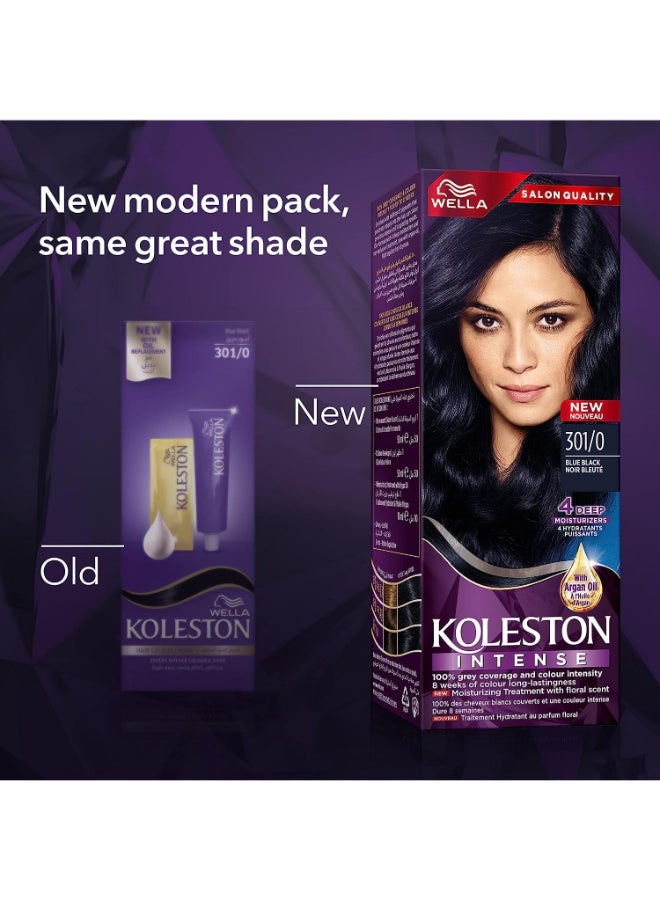 WELLA - Koleston Intense Hair Color Blue Black 301/0 - Image 1
