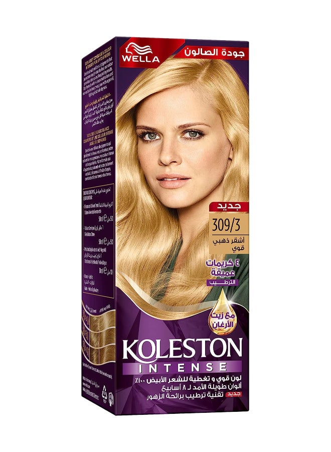 WELLA Koleston Intense Hair Color 309/3 Golden Blonde  - Image 2