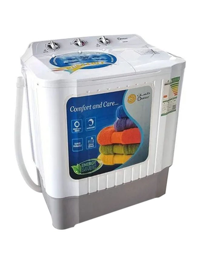 دانسات - غسالة بحوضين سعة 5.0 كجم DWT5021LW أبيض 5 kg DWT5021LW - Image 1