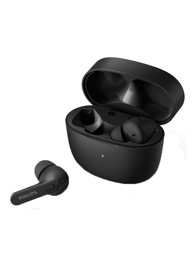 Philips True Wireless Headphones With Ipx4 Water Resistance And Super-Small Charging Case Black - Image 1