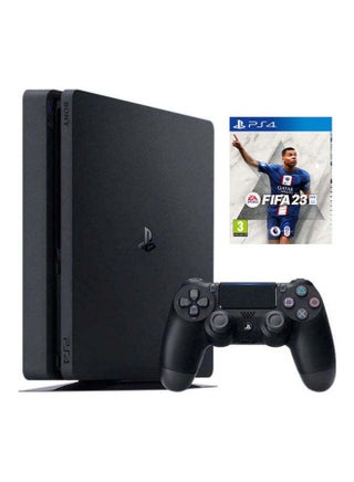 جهاز بلاي ستيشن 4 سليم سعة 500 جيجابايت مع وحدة تحكم ولعبة فيفا 23 - v1689267754/N53420091A_1