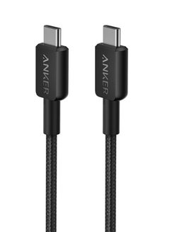 Anker 322 Type-C To Type-C Cable Braided 0.9M Black  - Image 1