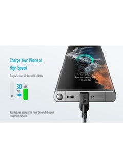 Anker 322 Type-C To Type-C Braided Cable 1.8M Black  - Image 3