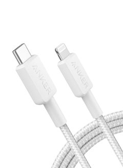 Anker 322 Type-C To Lightning Braided Cable 1.8M White  - Image 1