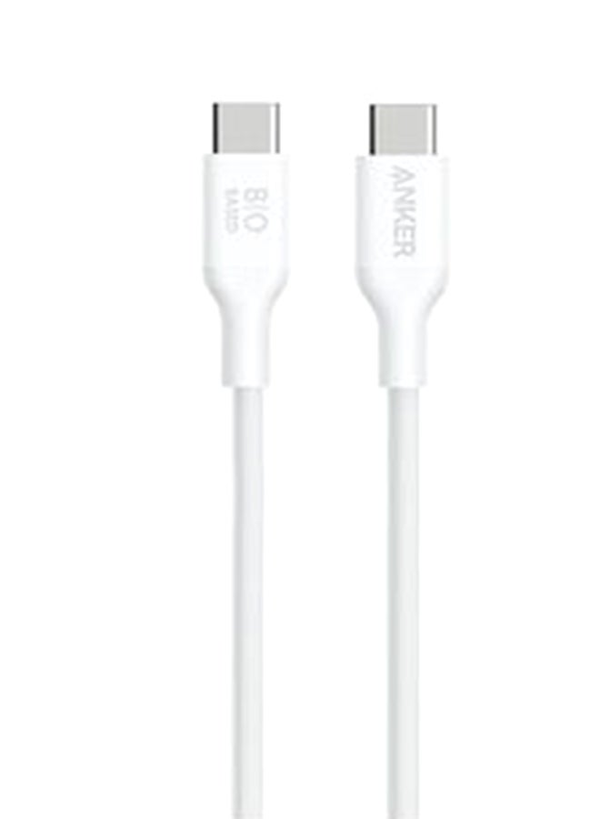 Anker - 544 Type-C To Type-C Bio-Based Cable 1.8M White - Image 1