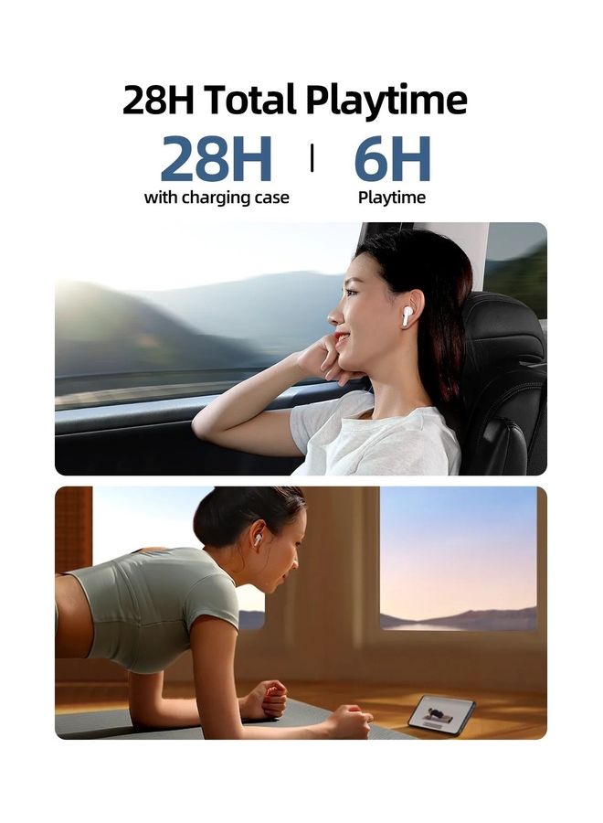 JOYROOM - Jpods Series True Wireless  Air Bluetooth Earphones With Mics Noise Cancellation For Clear Call, IPX4 Waterproof, Deep Bass, Quick Charging, 28H Long Playtime Black - Image 1