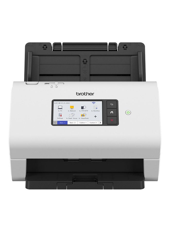 بروذر Professional High Speed Desktop Scanner Black/White  - Image 1