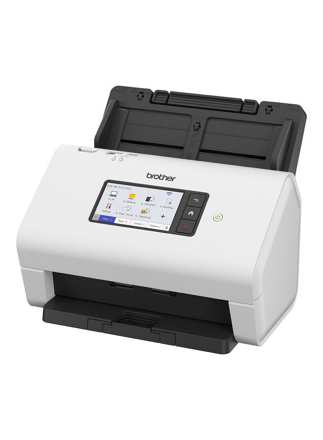 بروذر Professional High Speed Desktop Scanner Black/White  - Image 2